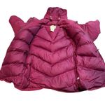 L.L.Bean Vintage Red Burgundy Goose Down Parka Coat removable hood size XL Photo 8