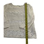 Hinge  Women’s Size Small Embroidered Sheer See Through Shirt Top Blouse #13-29 Photo 6