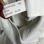 Michael Kors  Womens White Wide Leg Cropped Pants Size L Cotton Blend Stretch Photo 6