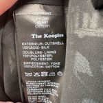 The Kooples Black Floral Print Silk Dress Short Sleeve Size Large Photo 5