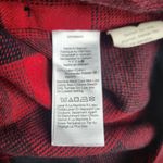 Madewell  Flannel Side-Button Oversized Ex-Boyfriend Shirt Buffalo Check Size M Photo 8