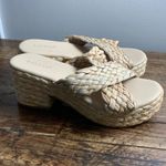 Bamboo  Woven Women's heeled sandals size 8.5 Photo 4