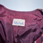 Bobbie Brooks Vintage Plaid Waistcoat Vest For Women‎ Red Size L Photo 4