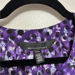 White House | Black Market NWT WHBM Long Sleeve Smocked Waist Blouson Dress in Dark Violet - Size XXS Photo 5