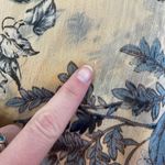 Kori America Floral Kimono Robe Maxi Dress Coverup Yellow Button Front Large Photo 12