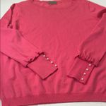 Joseph  Women's Vibrant Pink Crew Neck Sweater Photo 10