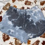 Blue tie dye fleece booty shorts Size XL Photo 1