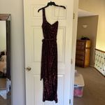 Nookie  One-Shoulder Sequin Dress - Deep Red Photo 4