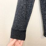 PINK - Victoria's Secret  Marled Black Stretch Pullover Oversized Hoodie Size XS Photo 4