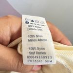 Vassarette Vintage  Nylon Cami Tank Slip Top Camisole XL/44 Lace Trim USA Cream Photo 3