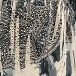 Blue and White Patterned Dress EUC Photo 3