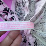 Victoria's Secret PINK XL WOMENS Floral Lace Bralette in Lavender and Black Photo 5