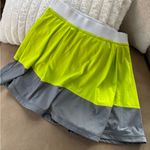 Nike  Lime and White Dri-FIT Skirt Photo 0