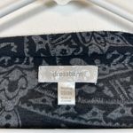 Dress Barn Plus Size  Black Gray Paisley Open Cardigan Knit Size 22/24 EUC #1869 Photo 6