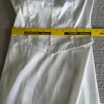 Vintage 90s White Beaded Satin Off The Shoulder Corset Top Wedding Dress Small Photo 7