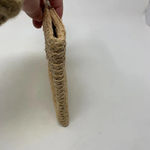 SoulCycle Script Natural Pouch Whimsical Clutch Photo 8