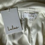 Lulus NWT Lovely Endearment White Satin Sleeveless Backless Maxi Dress L Wedding Photo 8