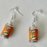 Mini Fanta Earrings Orange Photo 1