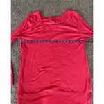 Old Navy Lightweight Sweatshirt L Coral Pink Pullover Long Sleeve Photo 2