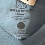 Sanrio NEW Hello Kitty Burger Blue Graphic T-Shirt  Yum Size XS Oversized Photo 3