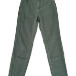 BDG Mom High-rise Corduroy Jeans Pants Green Women's 26 100% Cotton Taper Leg Photo 0
