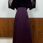 Alfred Angelo Pretty *New* Vintage 1970s Velvet Empire Waist Gown! Photo 0