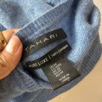 Tahari Women's Blue Cashmere V- Neck Sweater  Photo 3