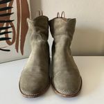 Isabel Marant  Crisi Olive Green Suede Leather Ankle Boots Women’s Size‎ 37 Photo 1