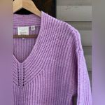 Ted Baker  London lilac oversized high-low wool blend sweater Photo 3