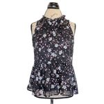 Loft Womens Blouse Sz Small Petite Ruffle Cottagecore Boho Bohemian Garden Party Photo 1