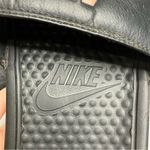 Nike  Benassi slides black with pink writing‎ women’s size 10 casual athleisure Photo 6
