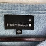 Anthropologie Broadway 38 Rhinestone Fringe Balloon Sleeve Sweater Blue XL Photo 10