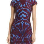 Nanette Lepore  | Knit Lace Overlay Dress Sz XS Photo 0