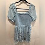 Disney Mulan Puff Sleeve Smock Dress Photo 2