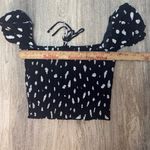 Wilfred  Navy and White‎ Smocked Top Size Medium Photo 5