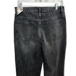 Madewell Women's Baggy Straight Jeans Black Size 27 Distressed Denim Photo 3