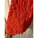 Bright hot pink daisy crochet Tank Top size large Photo 2