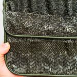 STAUD  Tommy bag moss olive green beaded shoulder purse embroidered metallic NYE Photo 5