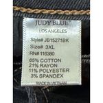 Judy Blue Womens 3XL Denim Bermuda Shorts Plus Size Dark Wash Stretch Casual Photo 4