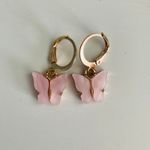 SheIn Pink Butterfly Earrings Photo 0