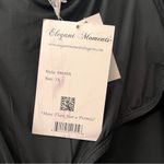 Elegant Moments Lingerie Black Dress sz:3X #303 NWT Stretch babydoll sleepwear Photo 5