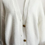 Joie J by  • White Fuzzy Super Soft and Cozy Cardigan Photo 0