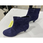 Aerosoles Womans Red Light Size 10 W Purple Zip Kitten Heel Ankle Boots NWOT Photo 2