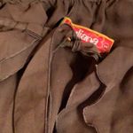 Zuliana Size Small Brown Ruffle Side Tie Skirt. Made in USA. New With Tags Photo 5