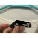 Moschino Love  Floral White Short Sleeve Shirt Women's Size US 6 Photo 4