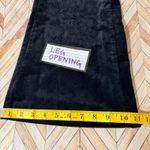 Anthropologie Velvet Flare Pants Black Side Zip Bootcut Women 4 Indie Goth Boho Photo 9