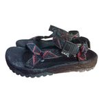 Teva  Black and Purple‎ Textured Sandals Photo 2