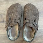 Birkenstock women’s wool felt  boston clogs Photo 0