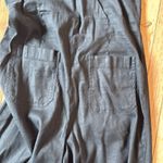 Maeve  🖤 Black Wide-Leg linen  Jumpsuit with V-Neck Photo 6