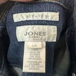 Jones New York  Sport Women’s Denim  Button Jacket Size Large EUC Photo 7